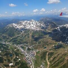 Flugwegposition um 11:38:35: Aufgenommen in der Nähe von Gemeinde Tweng, Tweng, Österreich in 2688 Meter